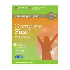 Complete First for Schools Workbook with answers + Audio CD