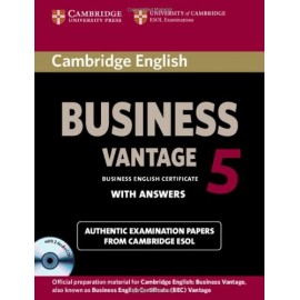 Cambridge English Business 5 Vantage Student's Book with Answers + CD