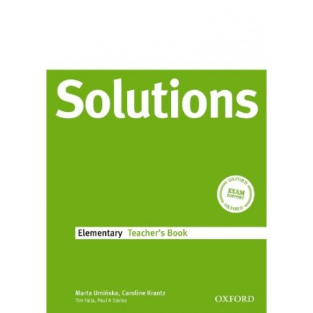 Maturita Solutions Elementary Teacher's Book