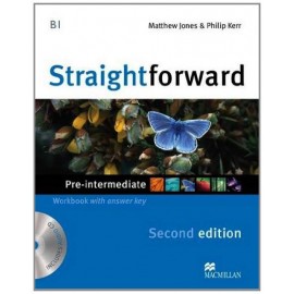 Straightforward Pre-Intermediate Second Ed. Workbook with Key + CD