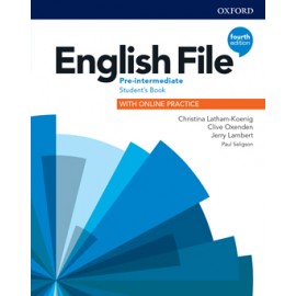 English File Fourth Edition Pre-Intermediate Student's Book s anglicko-českým slovníčkem a Online Practice