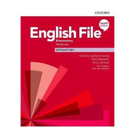 English File Fourth Edition Elementary Workbook Without Key 