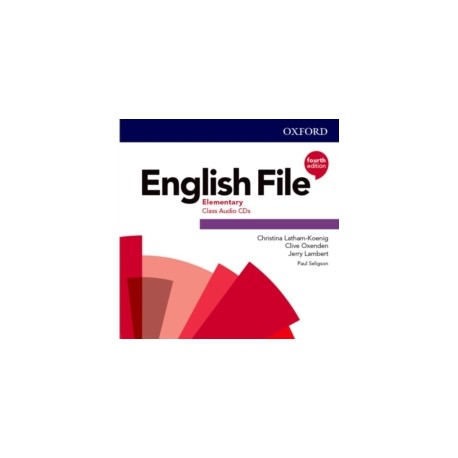 English File Fourth Edition Elementary Class Audio CDs 