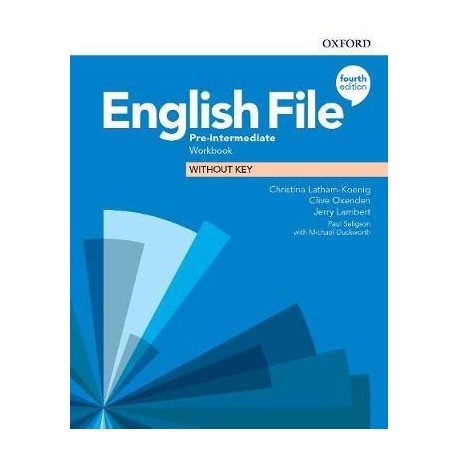 English File Fourth Edition Pre-Intermediate Workbook Without Key 