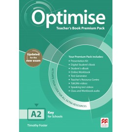 Optimise A2 Teacher's Book Premium Pack - Update edition