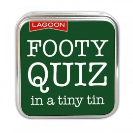 Footy Quiz Tiny Tin cestovní hra fotbalový kvíz v angličtině
