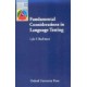 OXFORD APPLIED LINGUISTICS: Fundamental Considerations In Language Testing