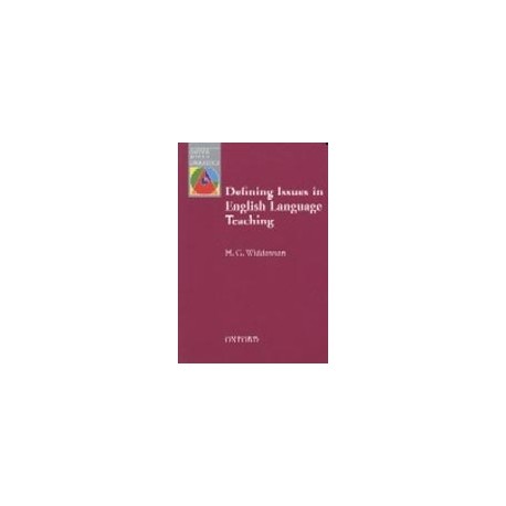 OXFORD APPLIED LINGUISTICS: Defining Issues In English Language Teaching OXFORD APPLIED LINGUISTICS: Defining Issues In English Language Teaching