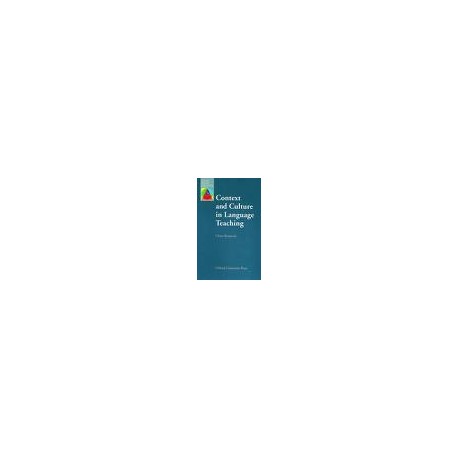 OXFORD APPLIED LINGUISTICS: Context and Culture in Language Teaching OXFORD APPLIED LINGUISTICS: Context and Culture in Language Teaching