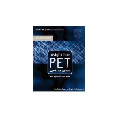 Insight into PET Student's Book (with answers)