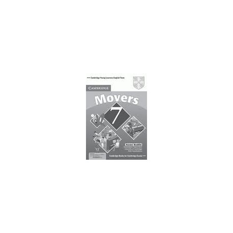 Cambridge Young Learners English Tests Movers 7 Answer Booklet Cambridge Young Learners English Tests Movers 7 Answer Booklet