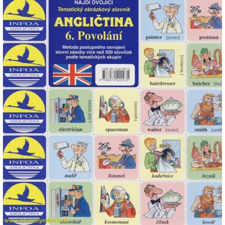 Angličtina-pexeso 6. Povolání Angličtina-pexeso 6. Povolání