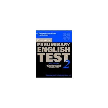 Cambridge Preliminary English Test 2 Self-study Pack (Student's Book with answers and Audio CD)
