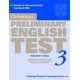 Cambridge Preliminary English Test 3 Teacher's Book