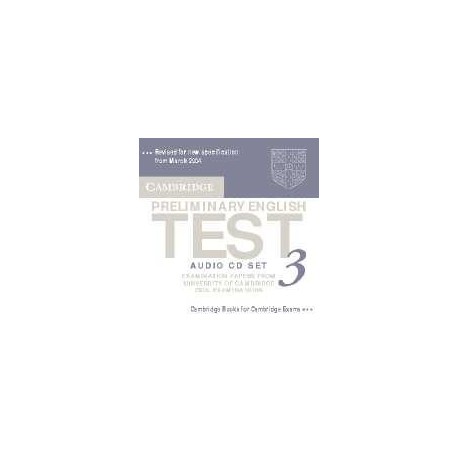 Cambridge Preliminary English Test 3 Audio CDs (2)