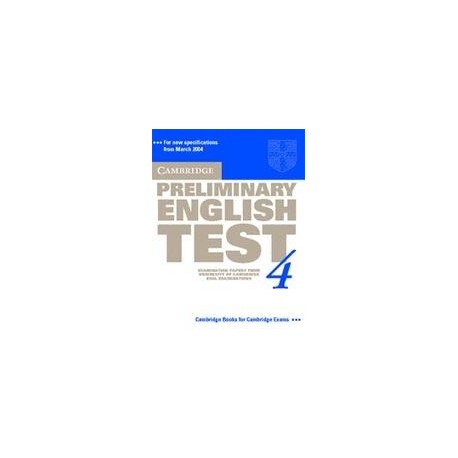 Cambridge Preliminary English Test 4 Student's Book