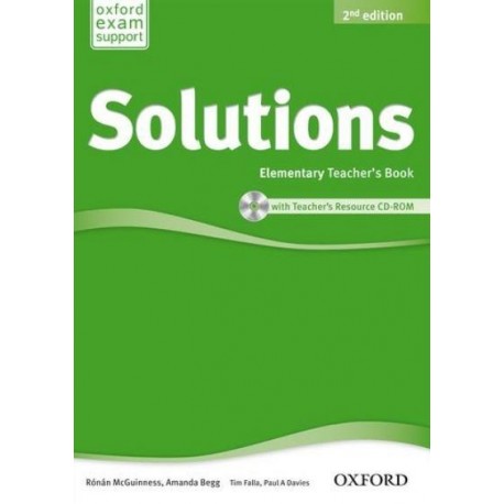 Maturita Solutions Second Edition Elementary Teacher's Book + CD-ROM