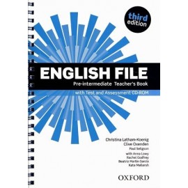 English File Third Edition Pre-Intermediate Teacher's Book with Test + Assesment CD-ROM