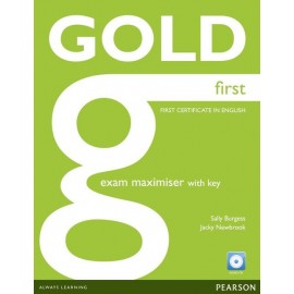 Gold First Exam Maximiser with Key + CD