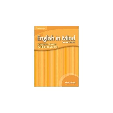 English in Mind Starter Second Edition Testmaker CD-ROM + Audio CD English in Mind Starter Second Edition Testmaker CD-ROM + Audio CD