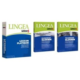 Lingea: ﻿Lexicon 5 Anglický Platinum + ekonomický + technický slovník (3 CD-ROMy)