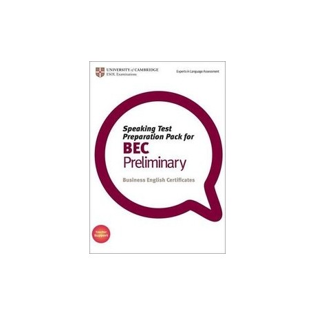 Speaking Test Preparation Pack for BEC Preliminary + DVD