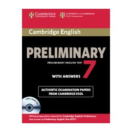 Cambridge English Preliminary 7 Self-study Pack (Student's Book with Answers + Audio CDs)