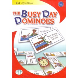 The Busy Day Dominoes - Game Box + CD-ROM