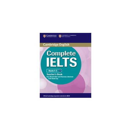 Complete IELTS Bands 4-5 Teacher's Book Complete IELTS Bands 4-5 Teacher's Book