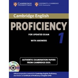 Cambridge English Proficiency 1 for Updated Exam 2013 Student's Book with answers + Audio CDs