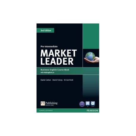 Market Leader Third Edition Pre-Intermediate Coursebook + DVD-ROM + Access to MyEnglishLab