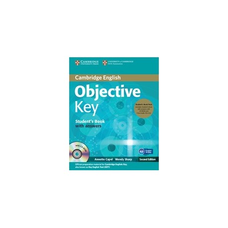Objective Key Second Edition Student's Book Pack (Student's Book with answers + CD-ROM + Class Audio CDs)