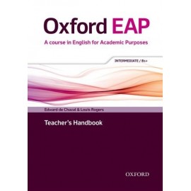 Oxford EAP English for Academic Purposes B1+ Intermediate Teacher's Handbook + DVD-ROM
