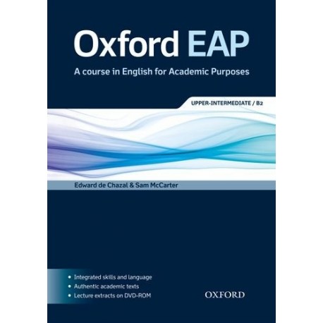 Oxford EAP English for Academic Purposes B2 Upper-Intermediate Student's Book + DVD-ROM