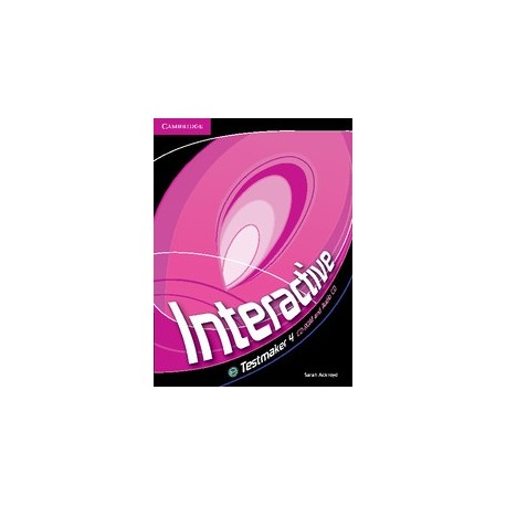 Interactive 4 Testmaker CD-ROM + Audio CD Interactive 4 Testmaker CD-ROM + Audio CD