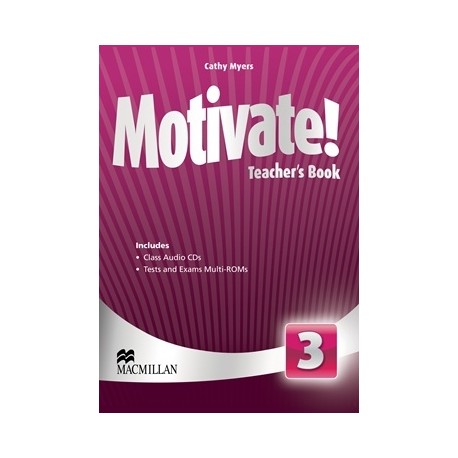  Motivate! 3 Teacher's Book & Audio CD & Test CD Pack 