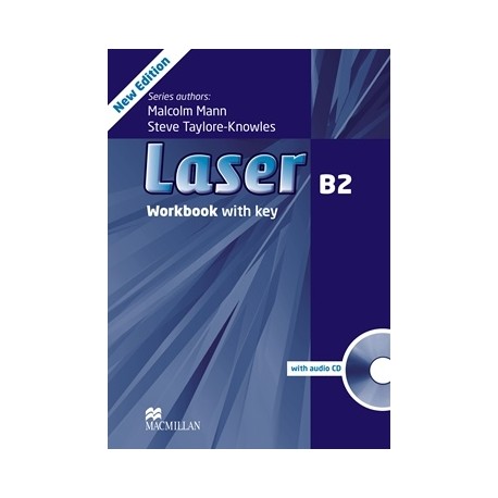 Laser B2 Third Edition Workbook with Key + CD