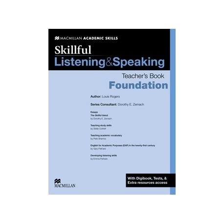 Skillful Foundation Listening & Speaking Teacher's Book + Digibook access