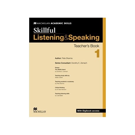 Skillful 1 Listening & Speaking Teacher's Book + Digibook Access