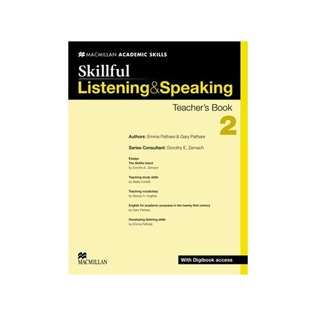 Skillful 2 Listening & Speaking Teacher's Book + Digibook access Skillful 2 Listening & Speaking Teacher's Book + Digibook access