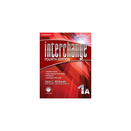 Interchange Fourth Edition 1 Full Contact A Pack+ Self-study DVD-ROM Interchange Fourth Edition 1 Full Contact A Pack+ Self-study DVD-ROM