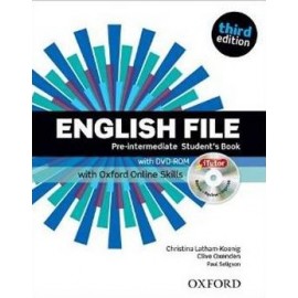 English File Third Edition Pre-Intermediate Student's Book + DVD-ROM + Online Skills Practice