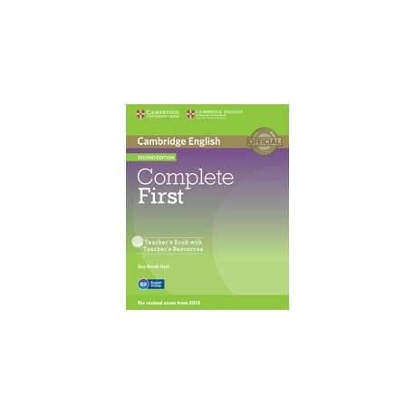 Complete First Second Edition Teacher's Book + Teacher's Resources CD-ROM / CD Complete First Second Edition Teacher's Book + Teacher's Resources CD-ROM / CD