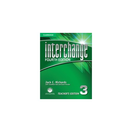 Interchange Fourth Edition 3 Teacher's Edition + Assessment Audio CD/CD-ROM Interchange Fourth Edition 3 Teacher's Edition + Assessment Audio CD/CD-ROM