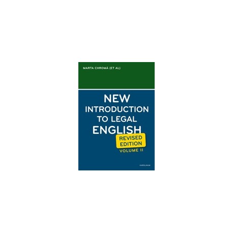 New Introduction to Legal English vol. 2 (Revised Edition) New Introduction to Legal English vol. 2 (Revised Edition)