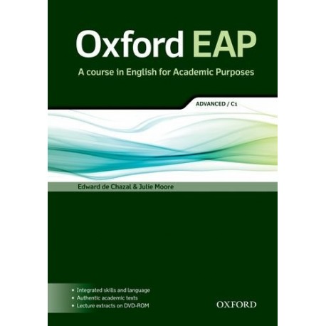 Oxford EAP English for Academic Purposes C1 Advanced Student's Book + DVD-ROM