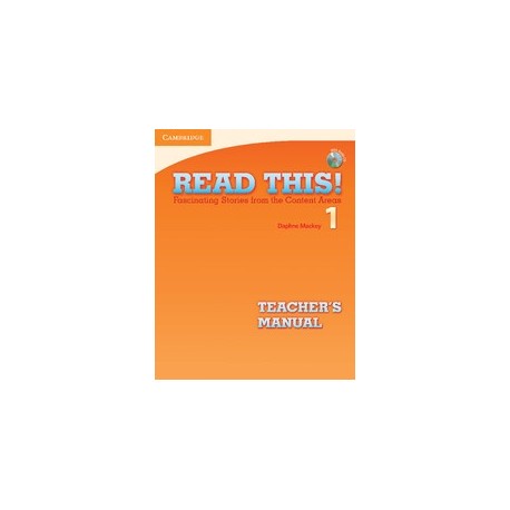 Read This! 1 Teacher's Manual + Audio CD Read This! 1 Teacher's Manual + Audio CD