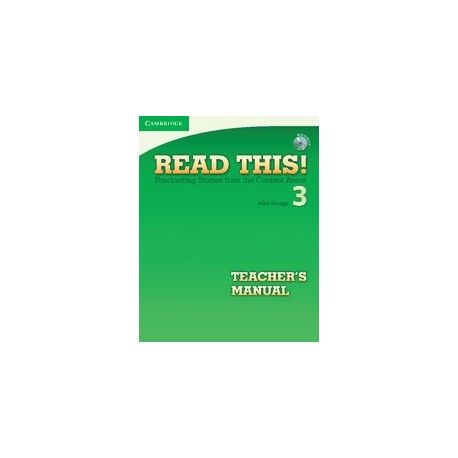 Read This! 3 Teacher's Manual + Audio CD Read This! 3 Teacher's Manual + Audio CD