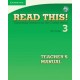Read This! 3 Teacher's Manual + Audio CD