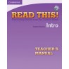 Read This! Intro Teacher's Manual + Audio CD